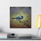 "Chickadee in Rococo" - Canvas