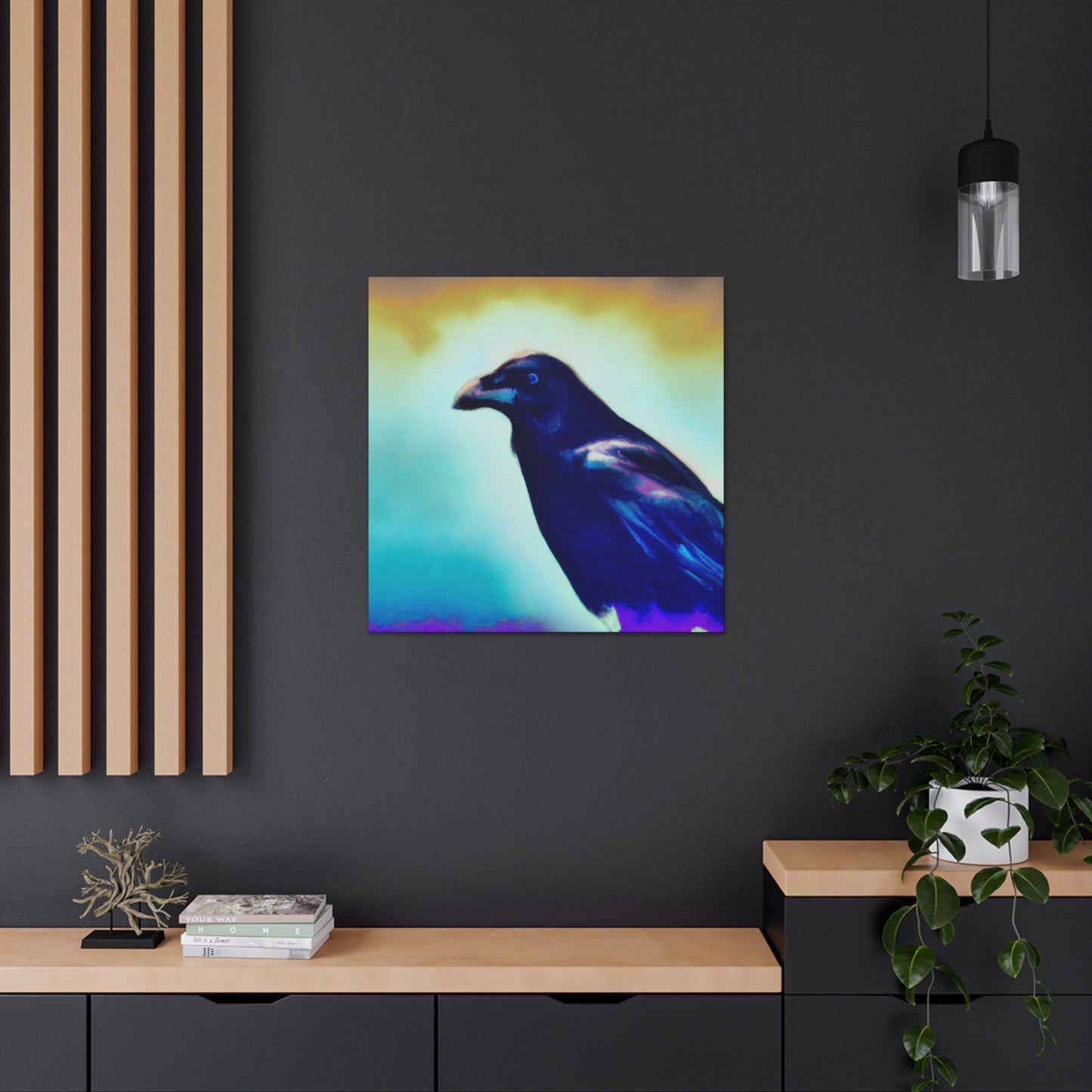 American Crow Flightpattern - Canvas