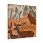 Deer at Neoclassicism - Canvas