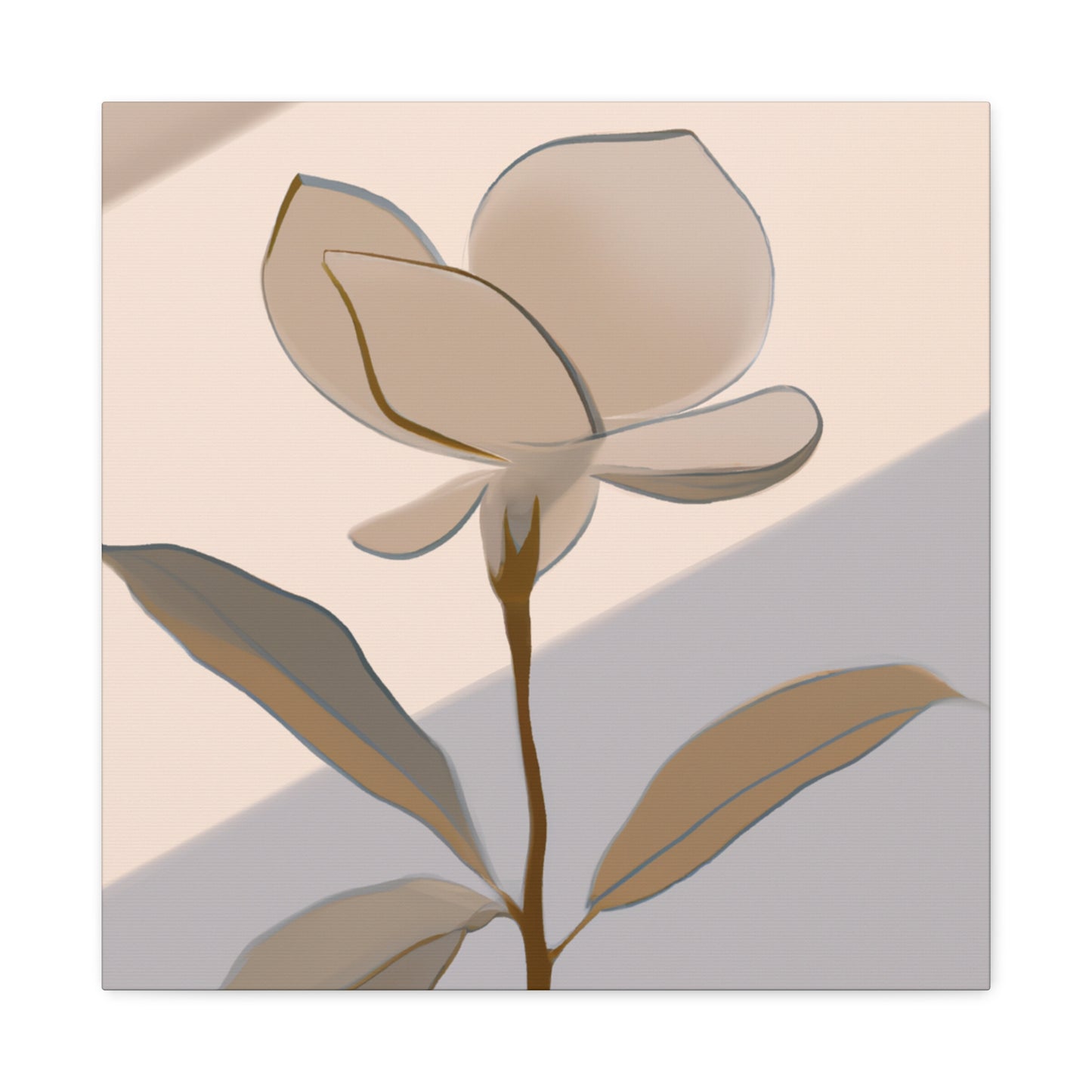 Gardenia in Deco Style - Canvas