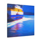 Ferry on the River - Canvas