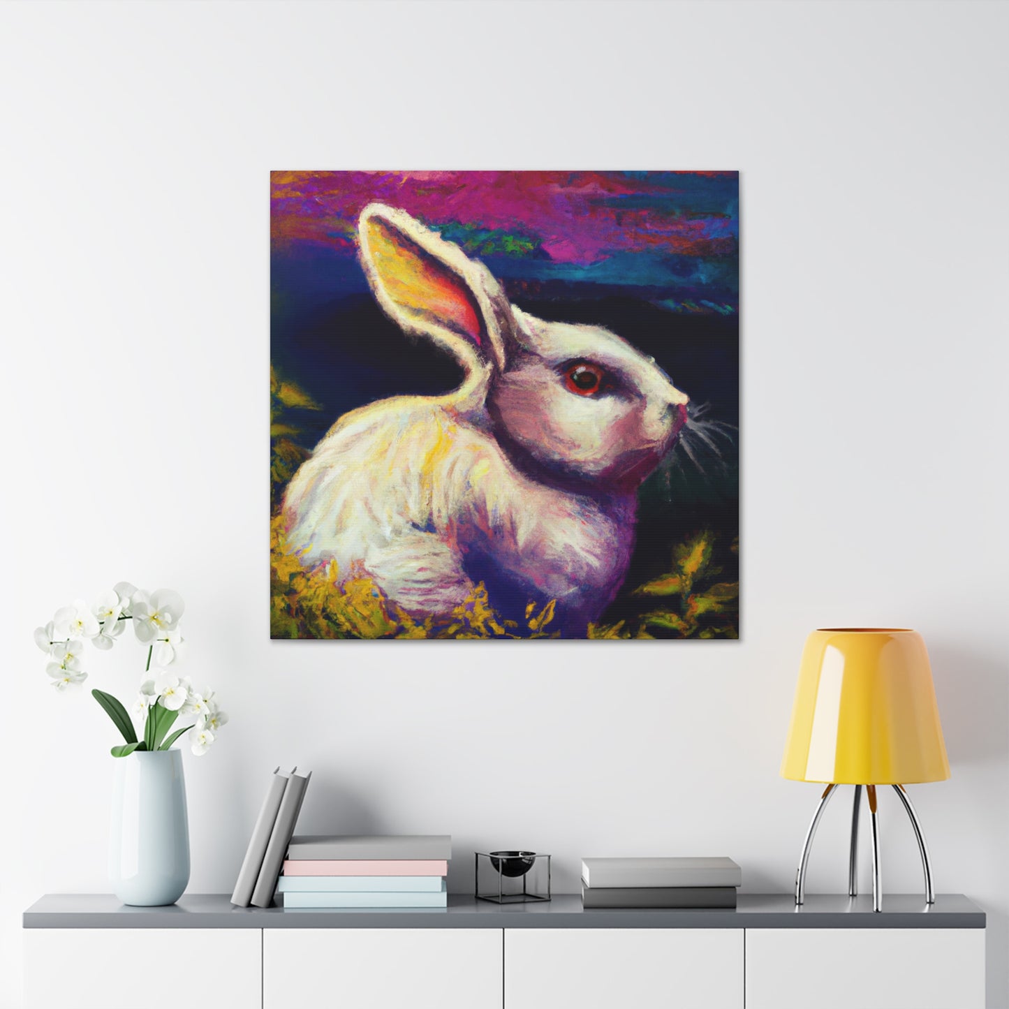 Rabbit Realism Study - Canvas