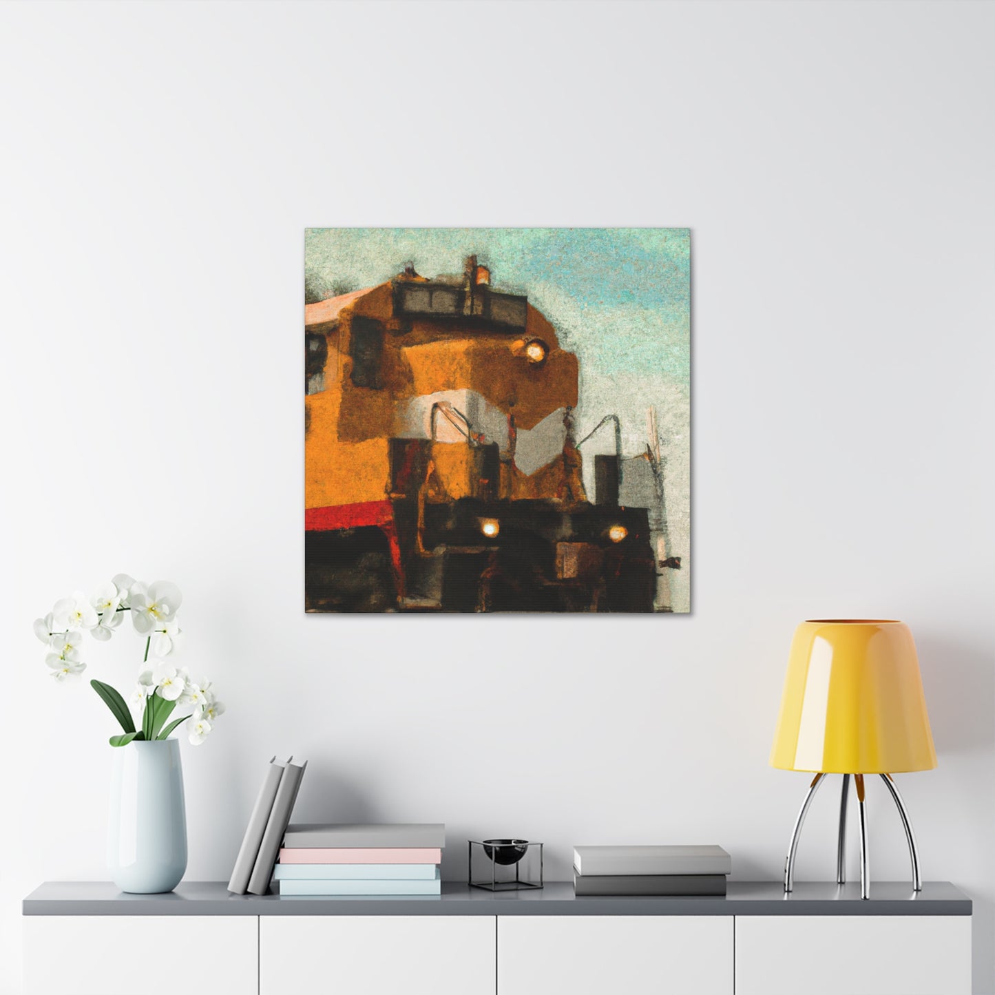 Ride the Railroad Tracks - Canvas