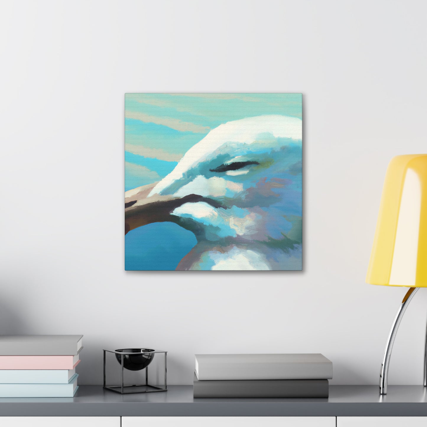 "Seagulls on the Shore" - Canvas