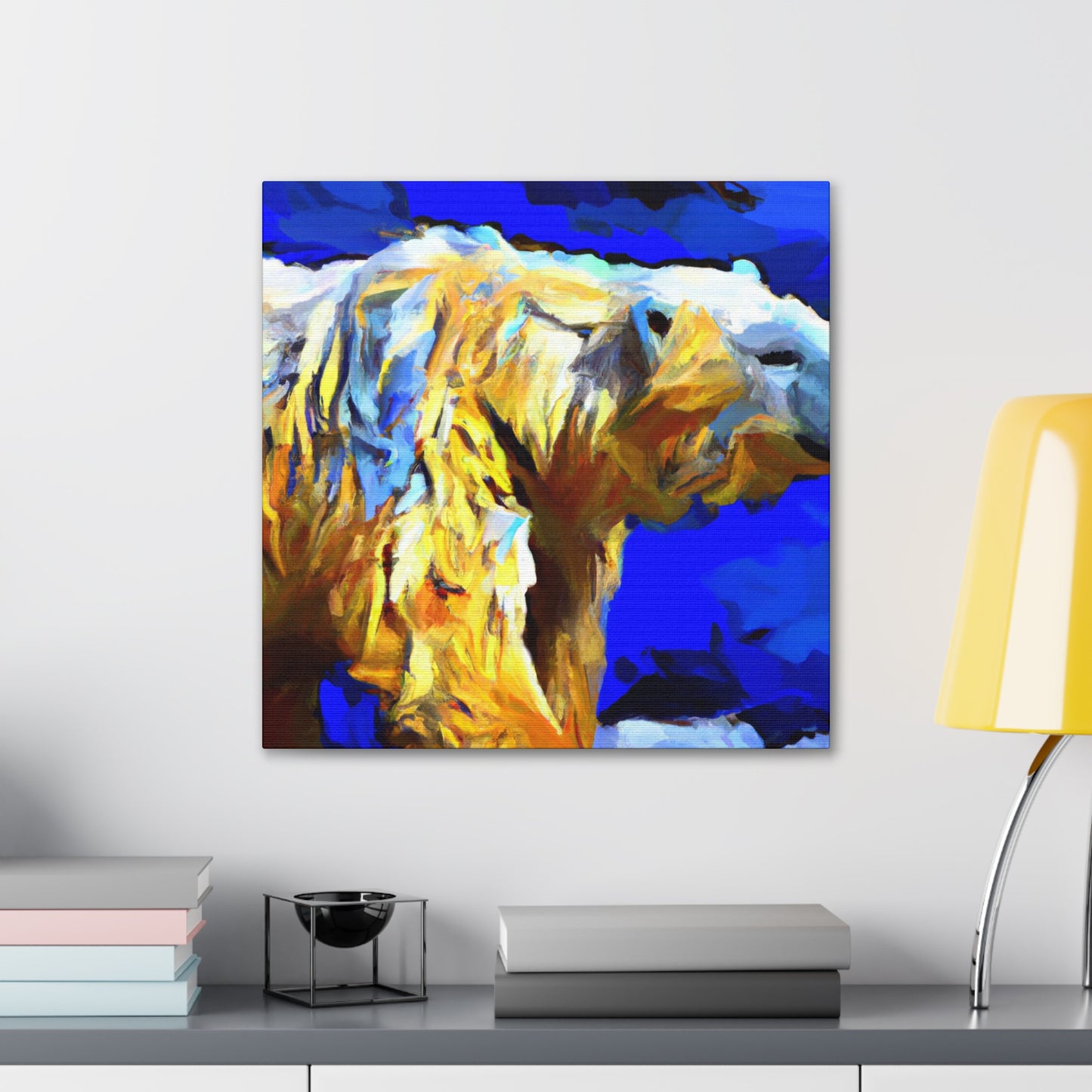 Polar Bear in Hues - Canvas