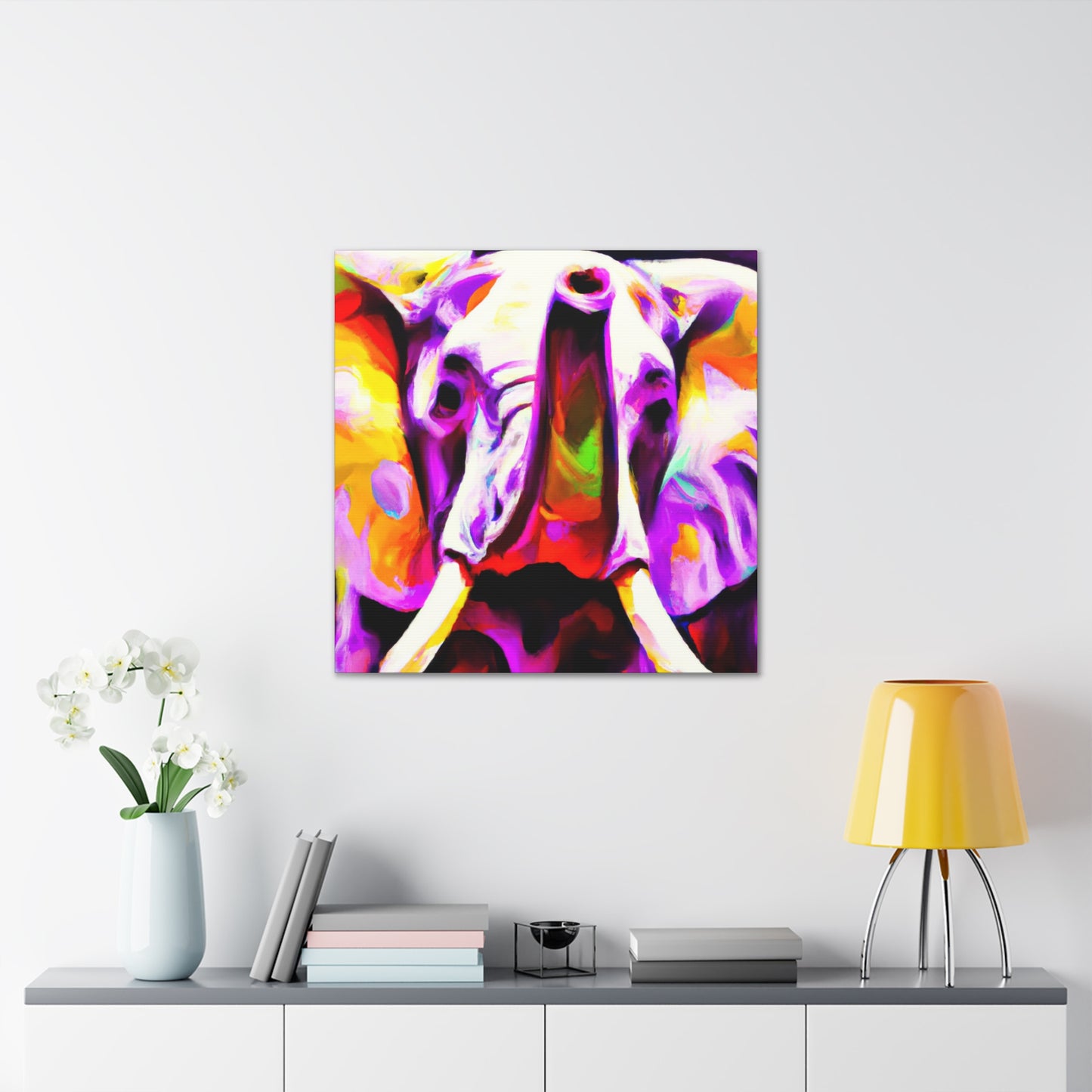 "Elephant's Silent Majesty" - Canvas