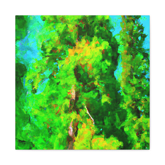 Cypress Tree Impressionism - Canvas