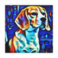 Beagle in Sunrise Glow - Canvas