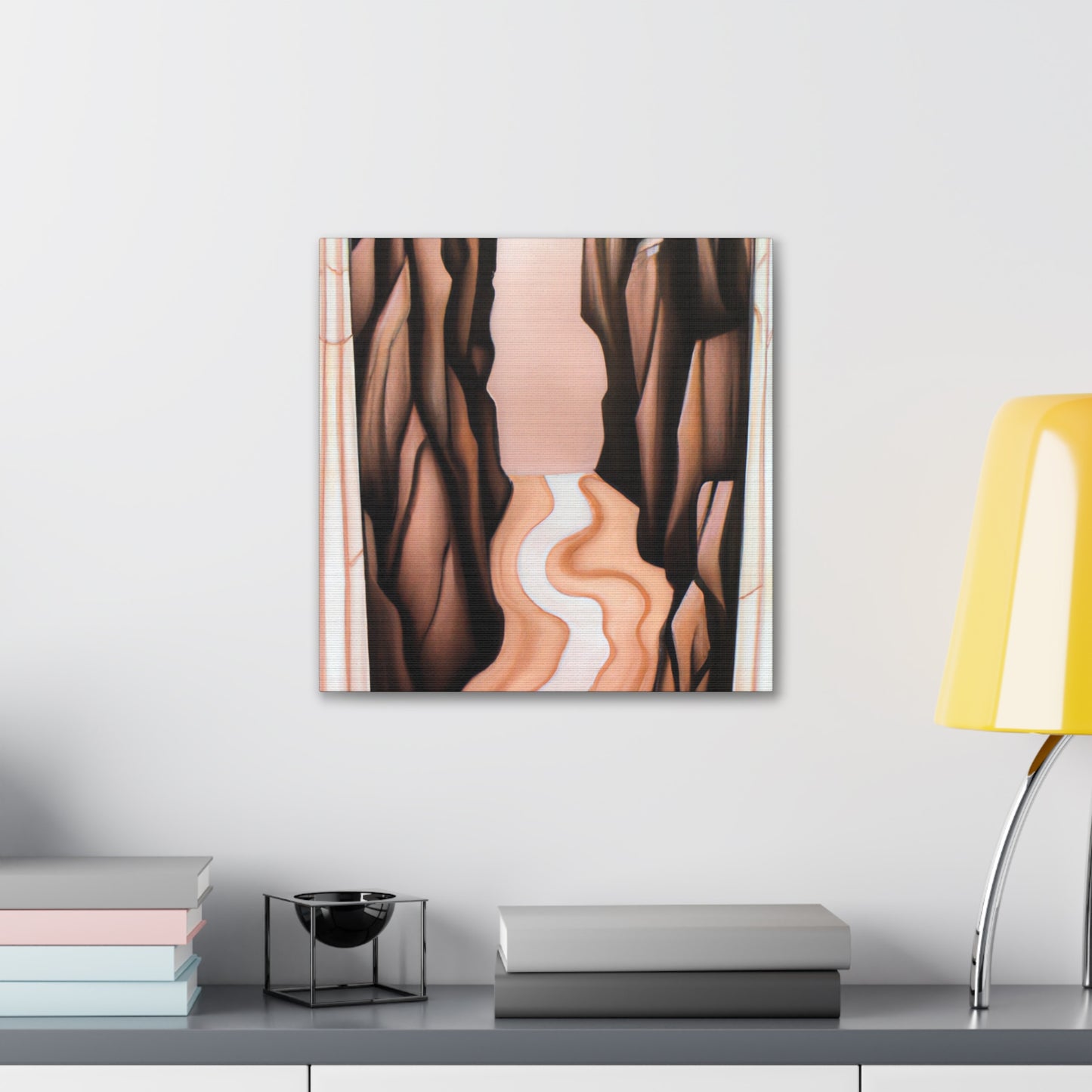 "Canyon in Art Deco" - Canvas