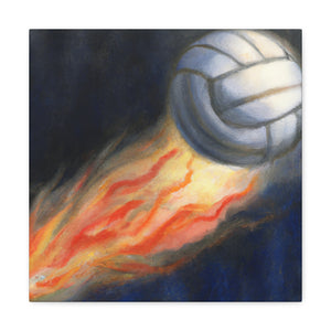 Volleyball in Hyperrealism - Canvas