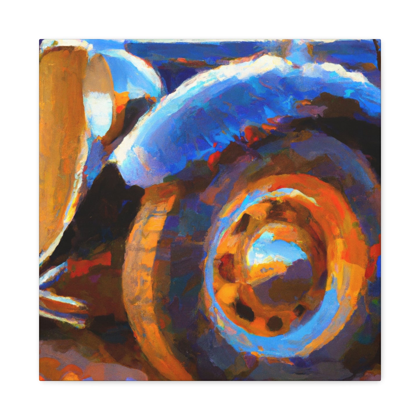 "Classic Automobile Radiance" - Canvas