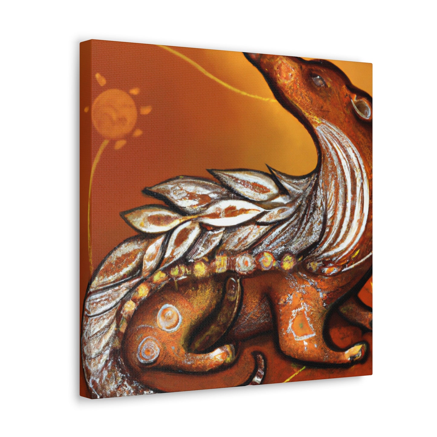 "Pangolin In Poise" - Canvas