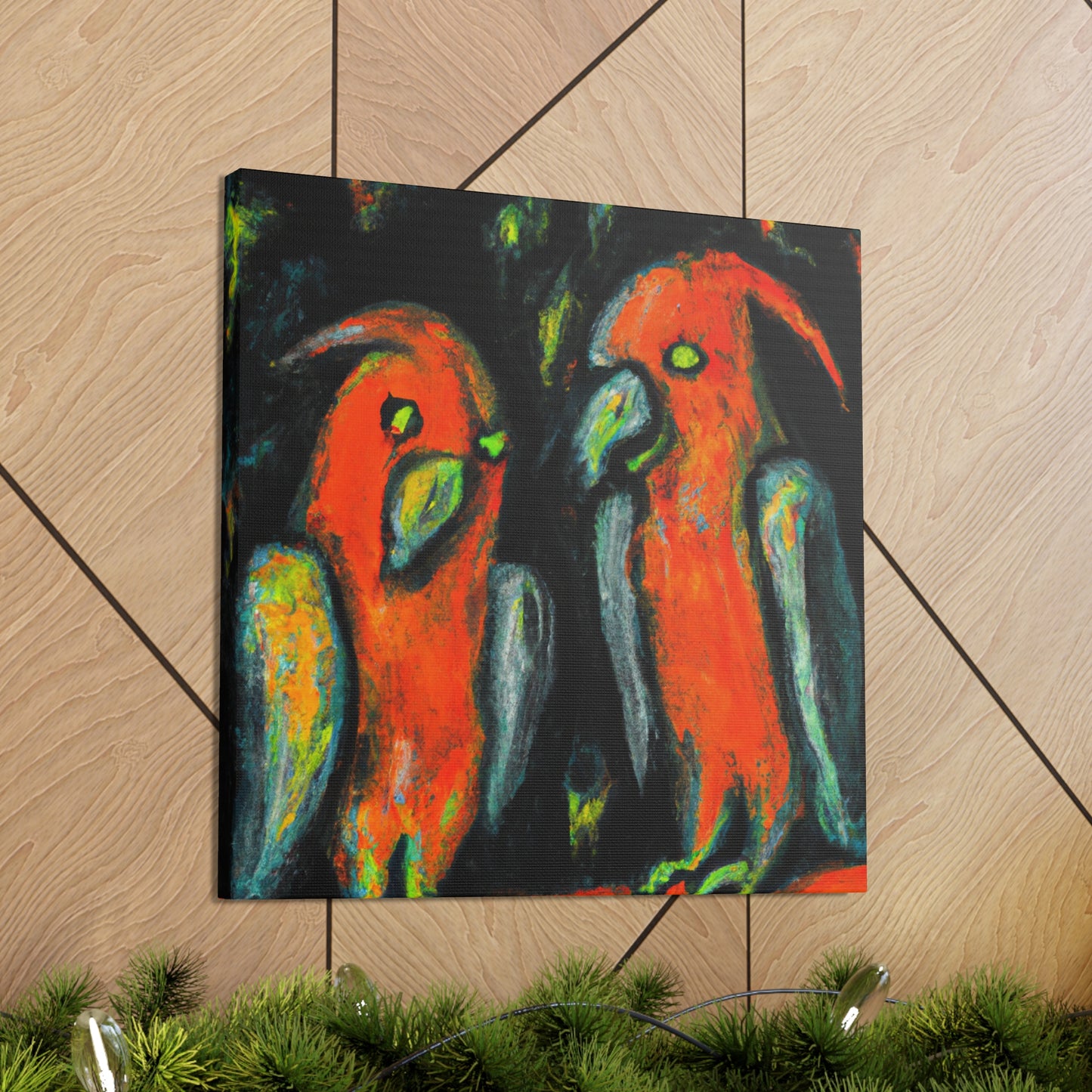 Pionus in Expressionism - Canvas