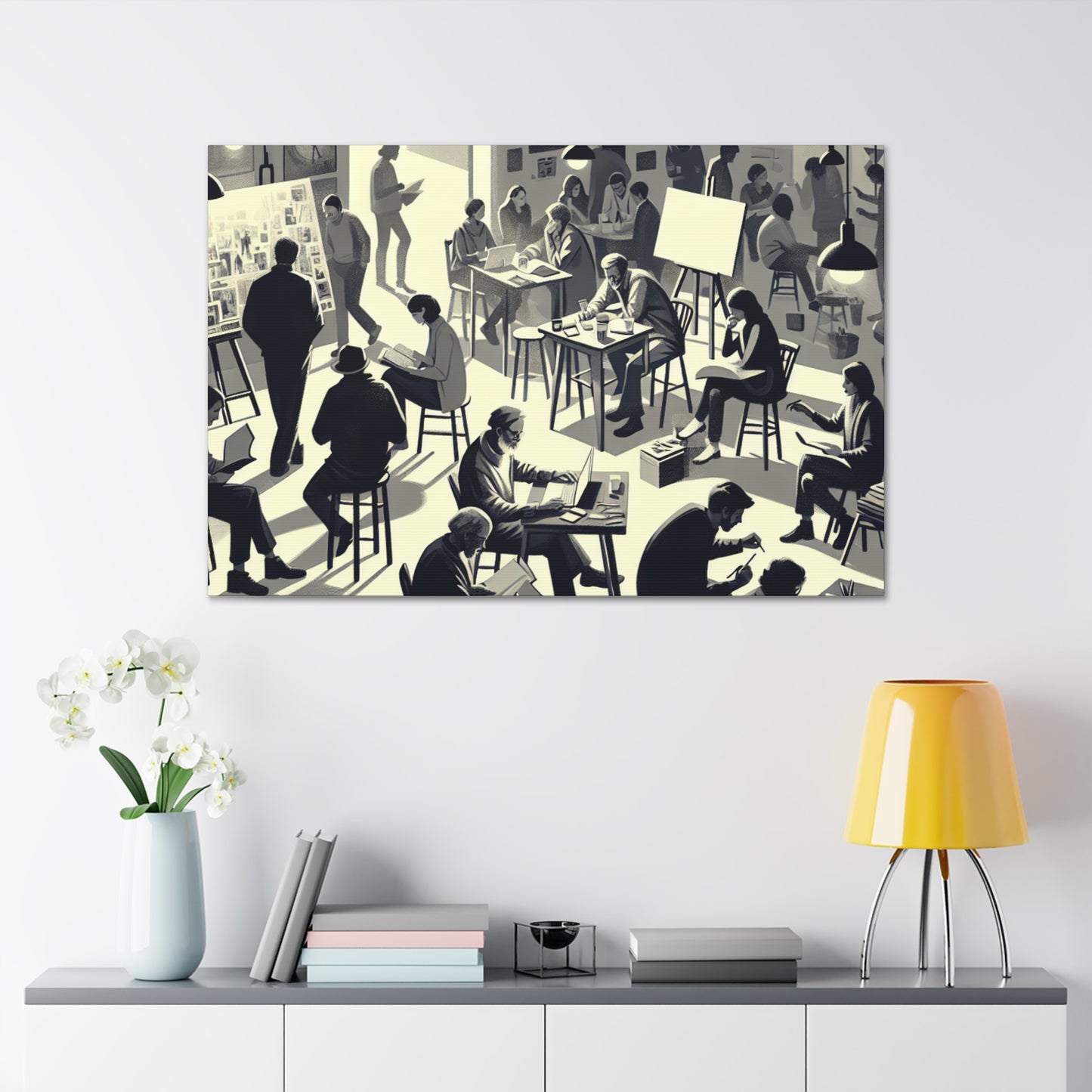 Ink Night Tranquility - Canvas