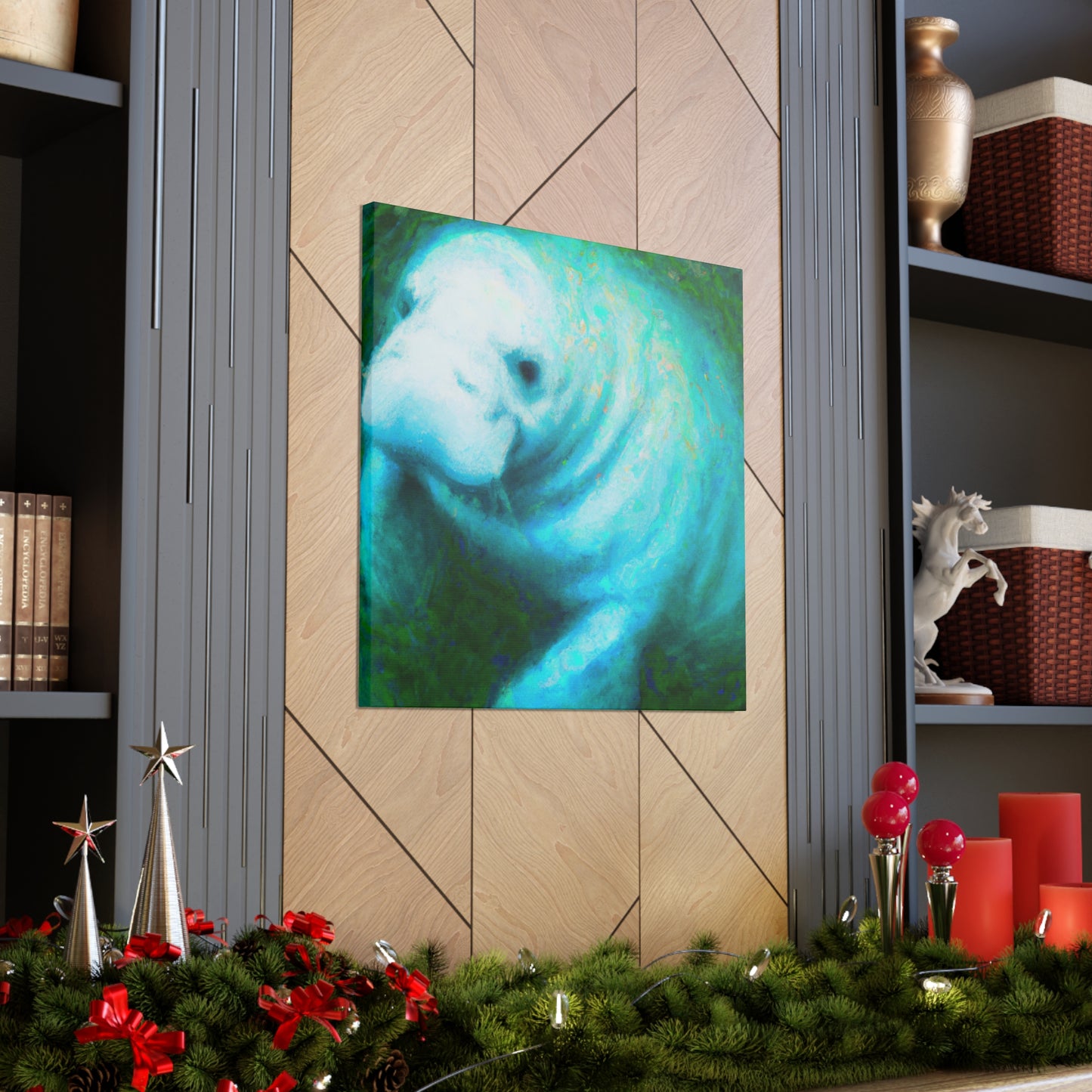 Manatee in Movement - Canvas