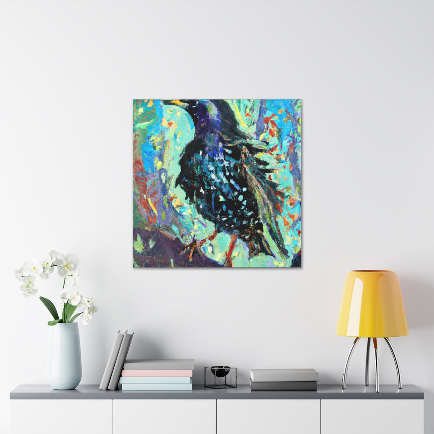 European Starling Impression - Canvas