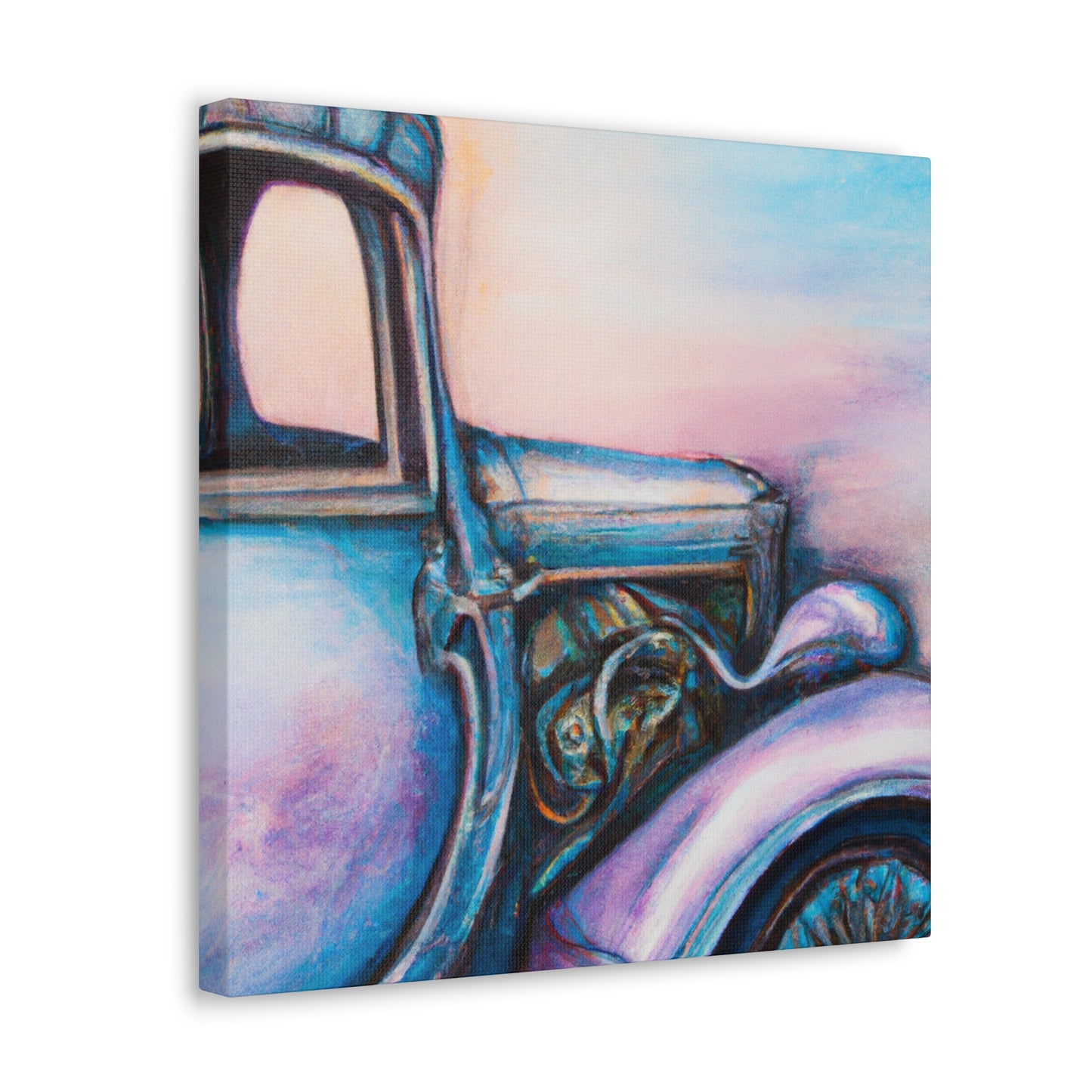 "Driving the Motor Car" - Canvas