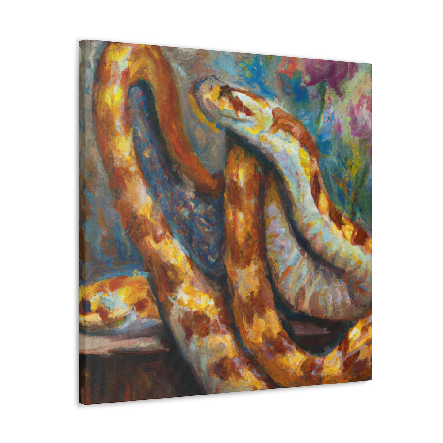 Corn Snake Impressionism - Canvas