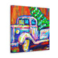 "Christmas Tree Fauvism Dream" - Canvas