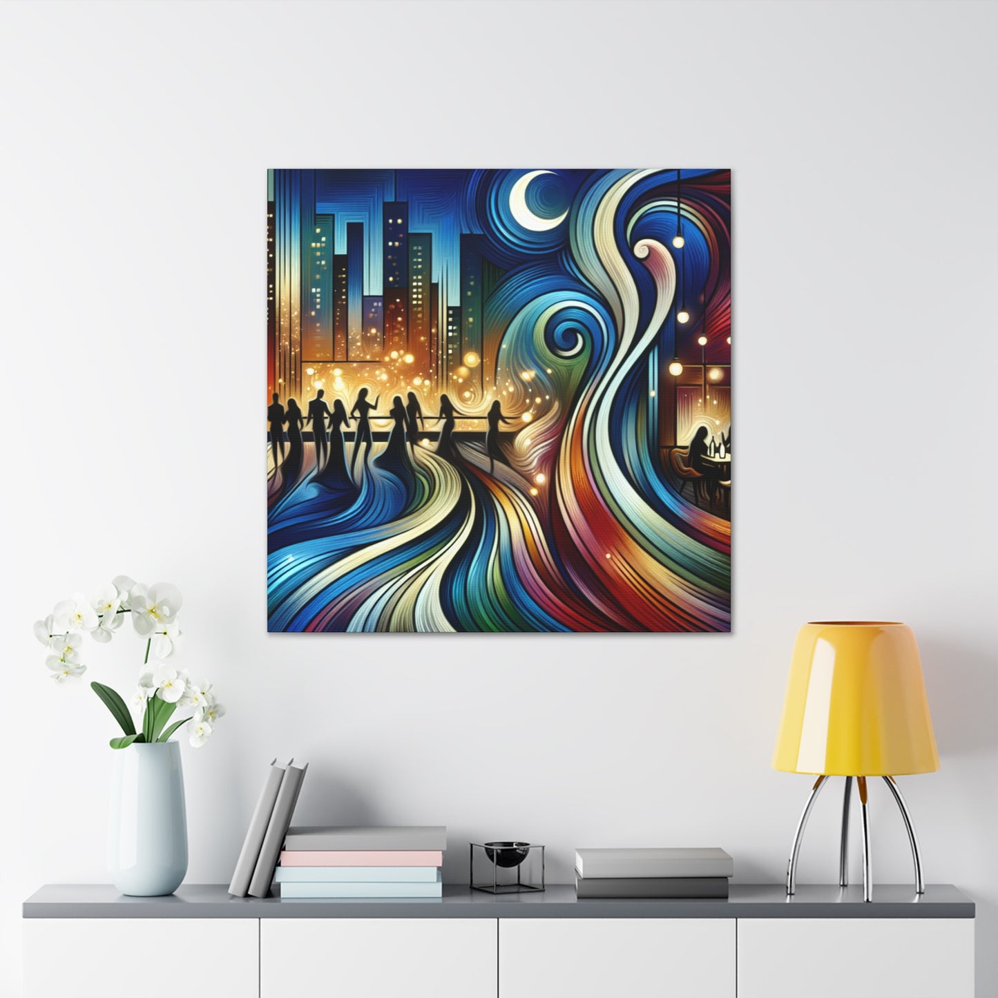 "Skyward Celebration Spectacle" - Canvas