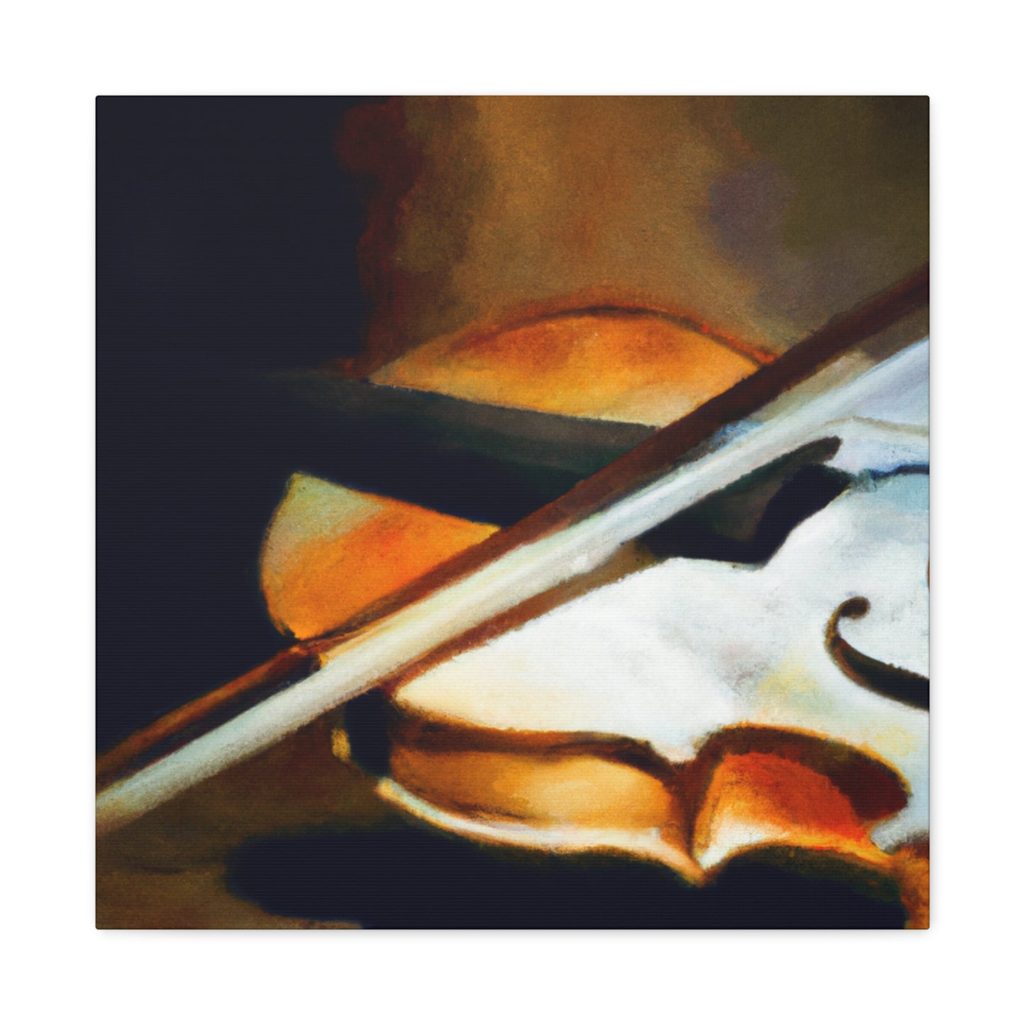 "Violin Elegance Melody." - Canvas