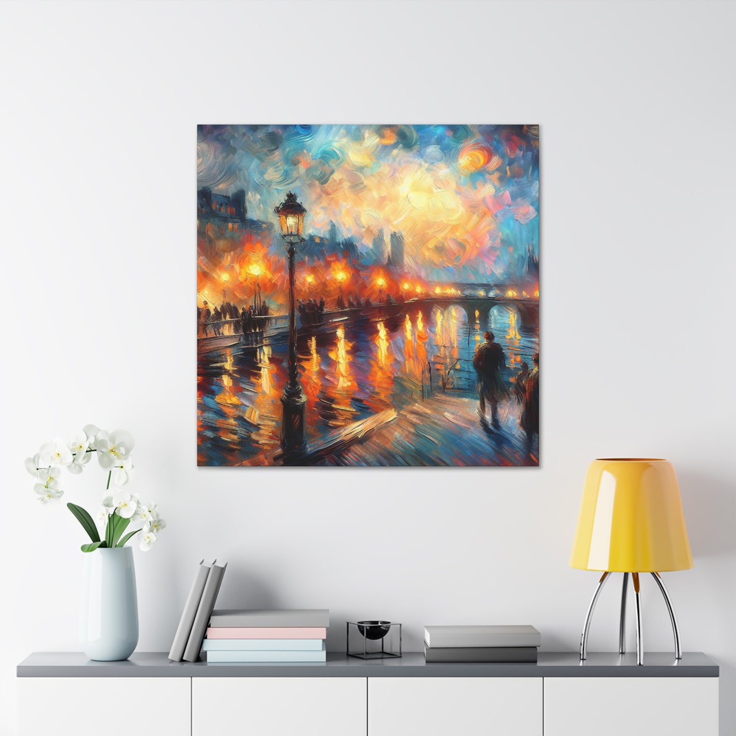 Ethereal Blossoms Dance - Canvas