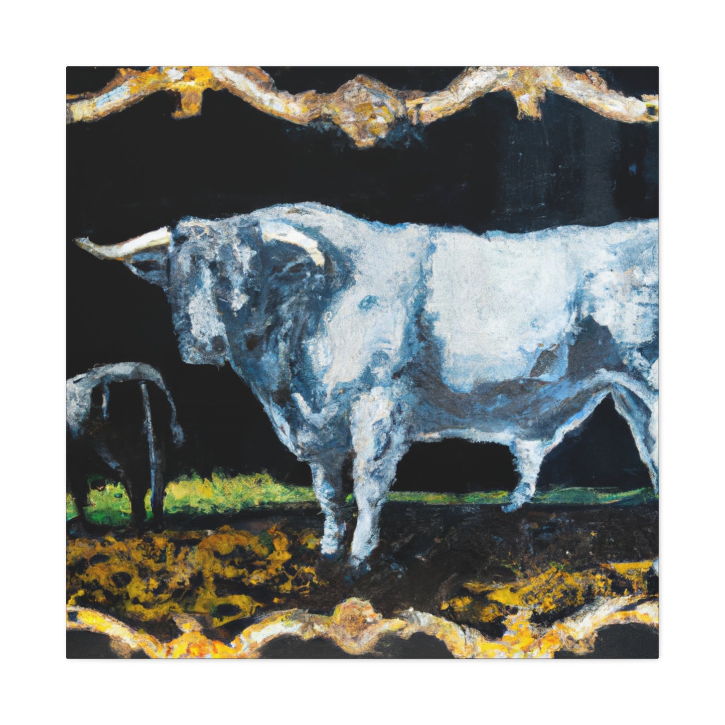 Black Angus Majestic Grandeur - Canvas