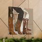 "Boots of Impressionism" - Canvas