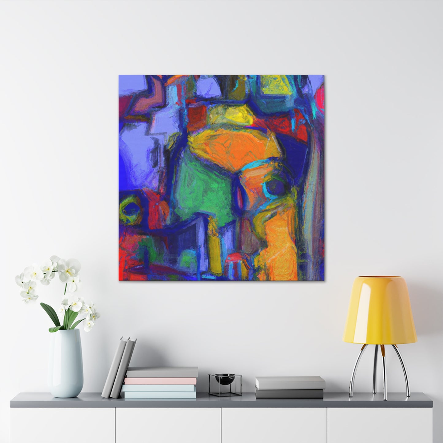 "Chaos of Colorful Emotions" - Canvas