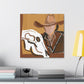 Cow Skull Reflection - Canvas