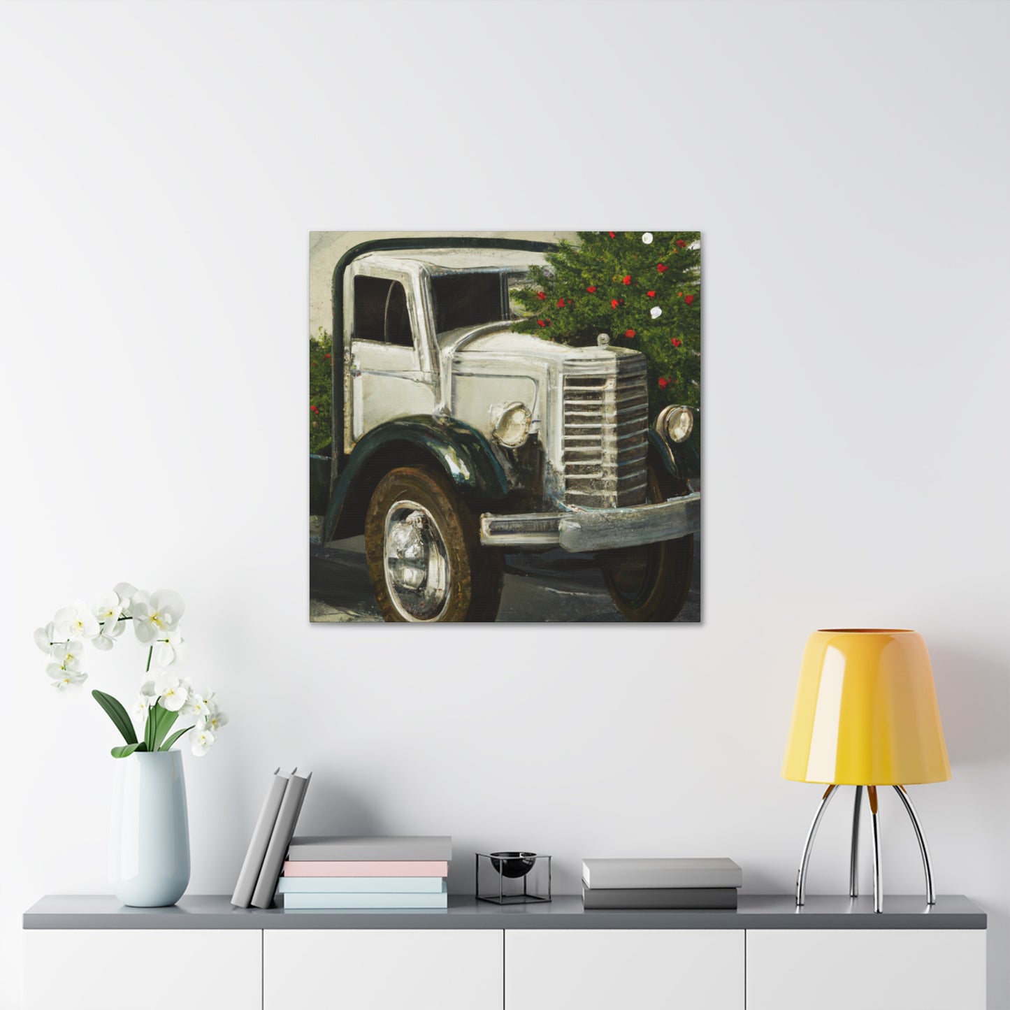 "Vintage Christmas Delivery" - Canvas