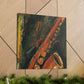 Saxophone's Musical Dance - Canvas