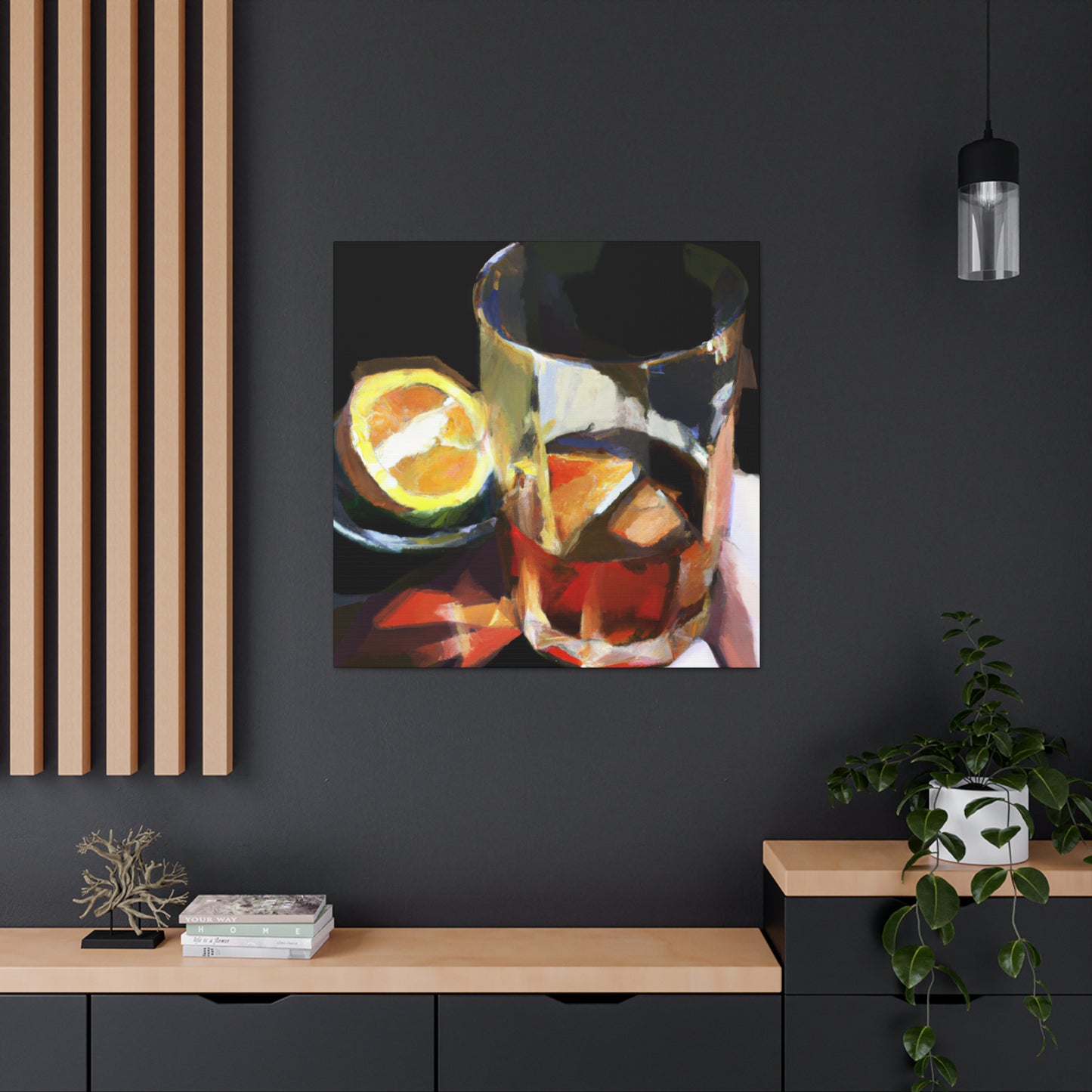 Drinking Impressions Abound - Canvas