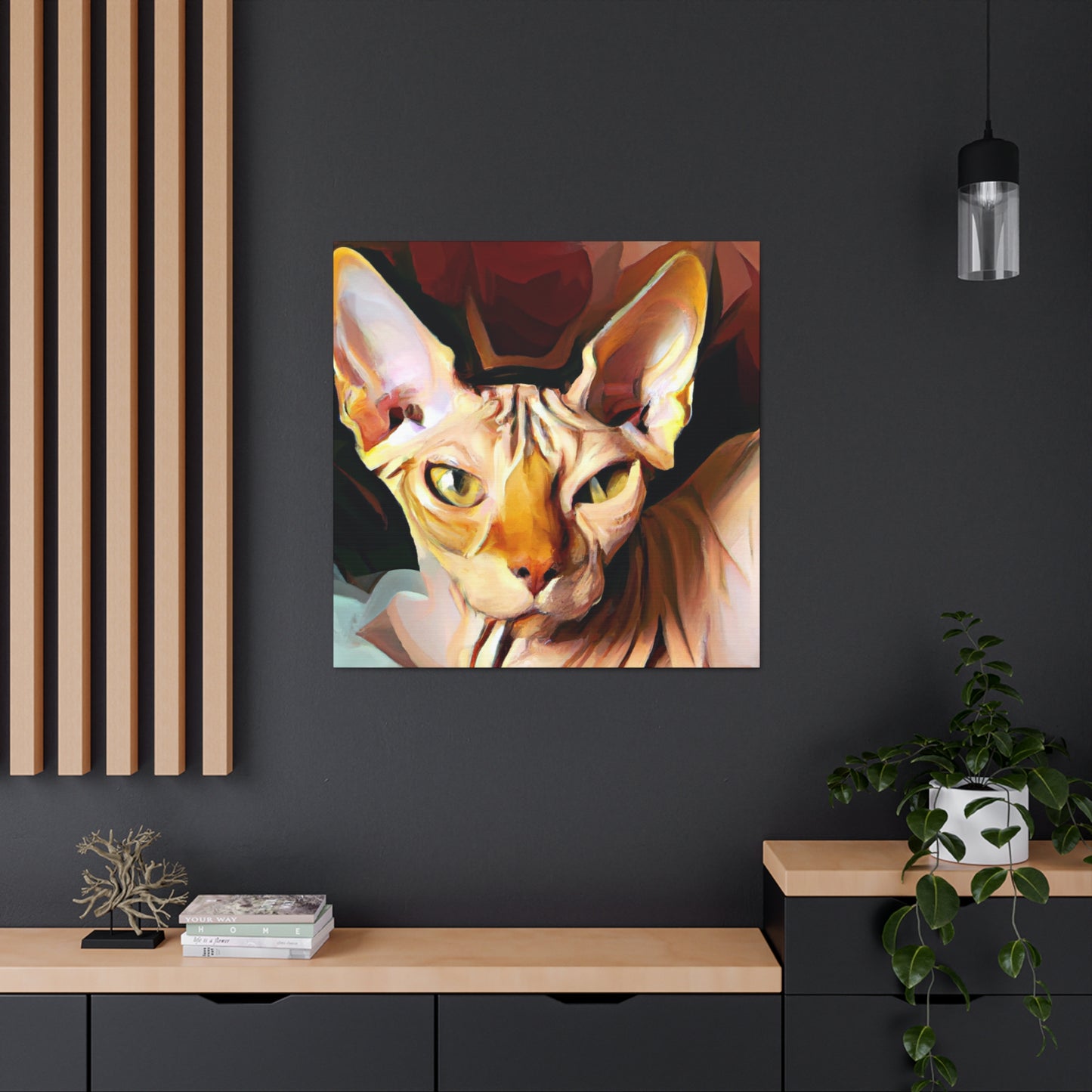 Sphynx in Impressionism - Canvas