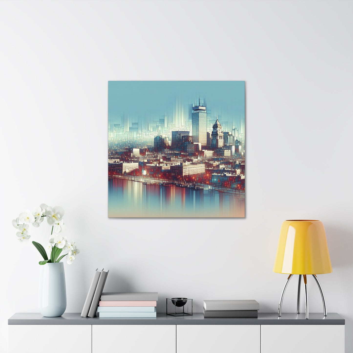 "Emerald Streets of Boston" - Canvas