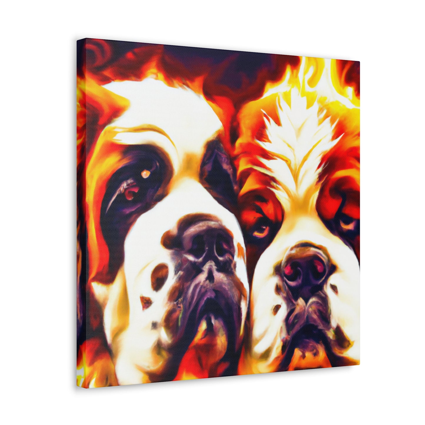 "Saint Bernard's Divine Slumber" - Canvas