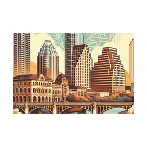 "Enchanting Austin Elegance" - Canvas