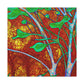 "Dogwood in Art Nouveau" - Canvas