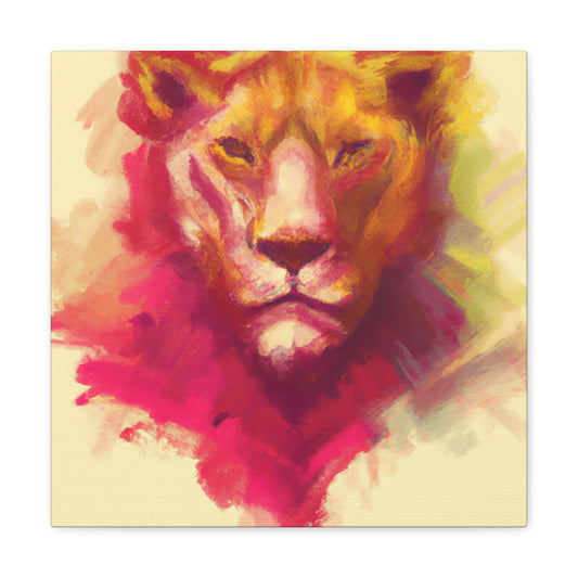 Majestic Lion Roar - Canvas