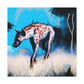 Hyena in Wonderland. - Canvas