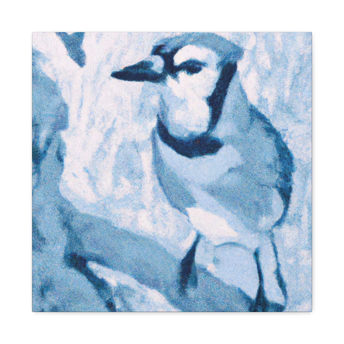 Blue Jay Uplifting Joy - Canvas