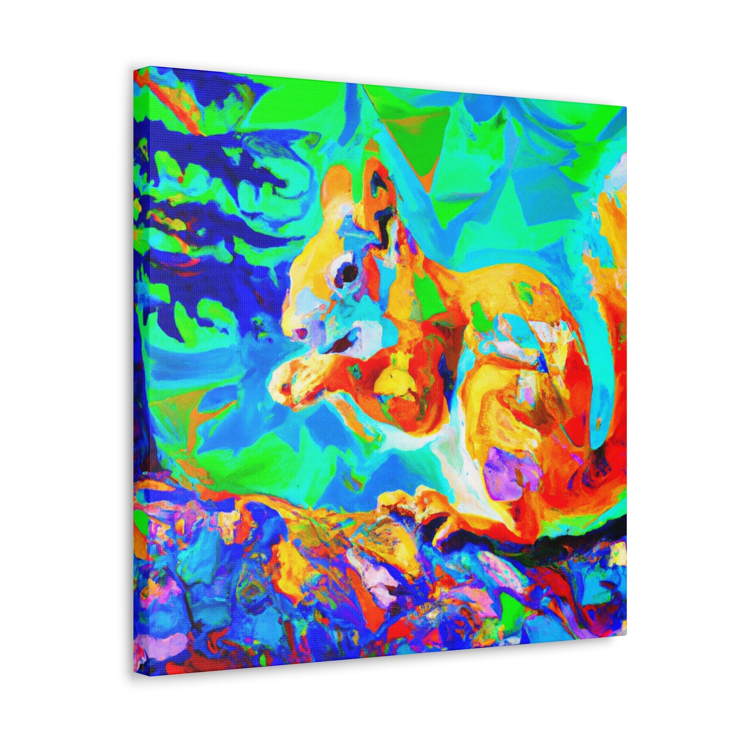 "Squirrel in Fauvism" - Canvas