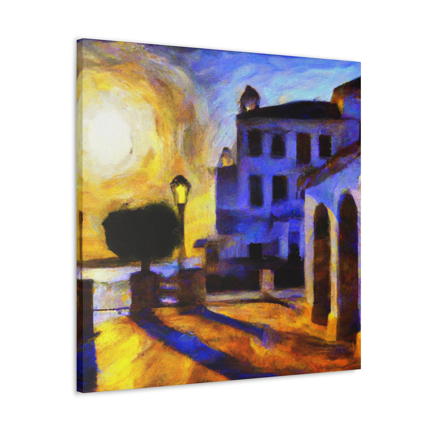 "Mediterranean Breeze Vista" - Canvas