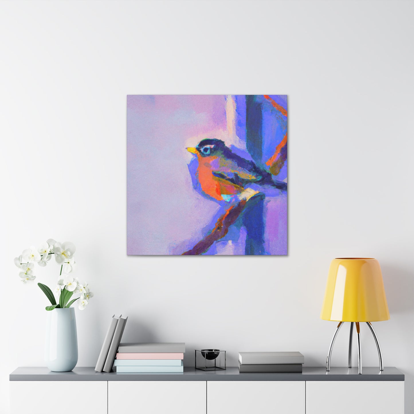 "American Robin Reflection" - Canvas