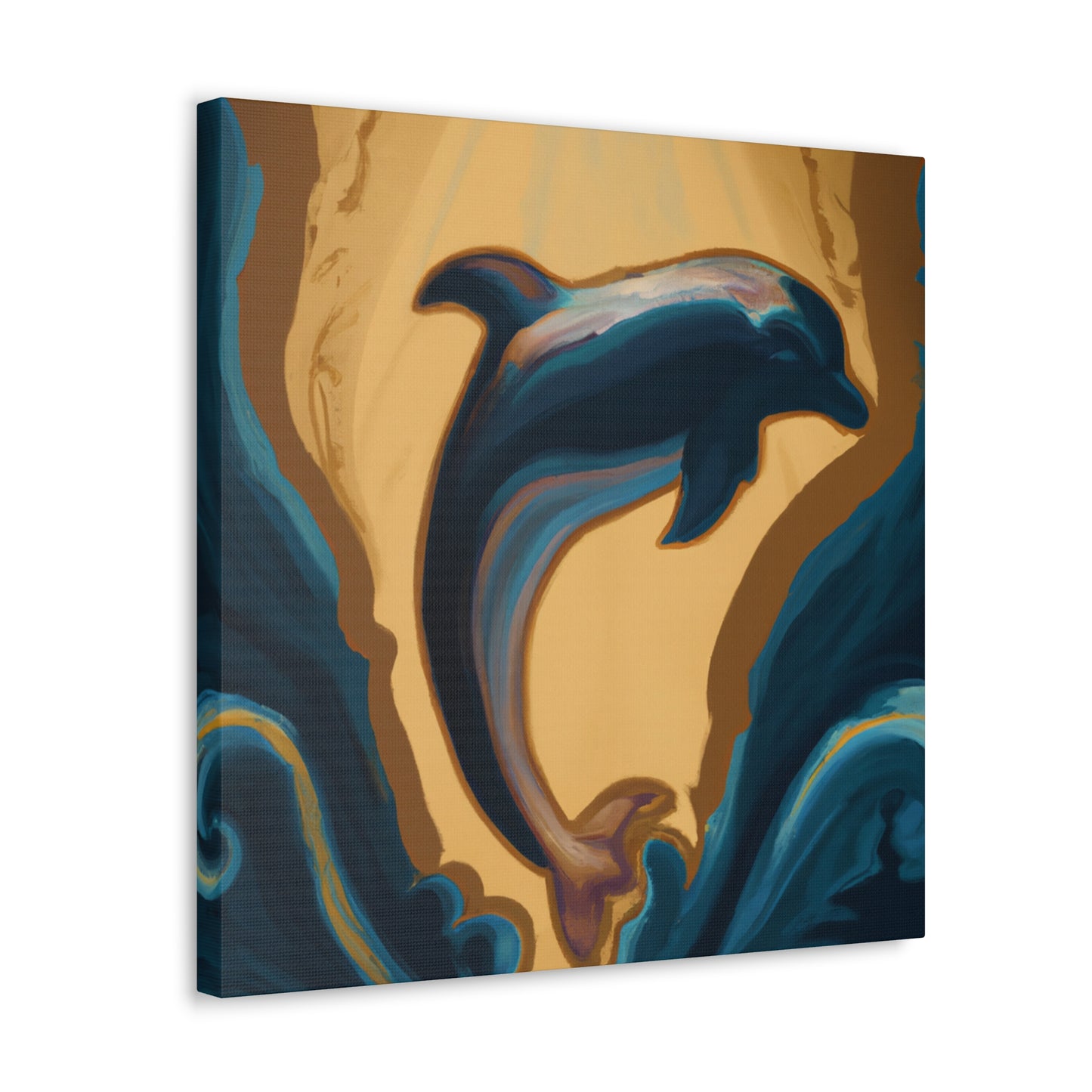 Dolphin's Grand Splendor - Canvas