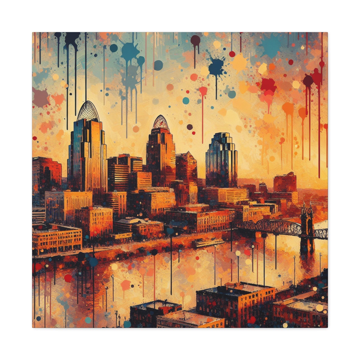 "Enchanting Cincinnati Splendor" - Canvas