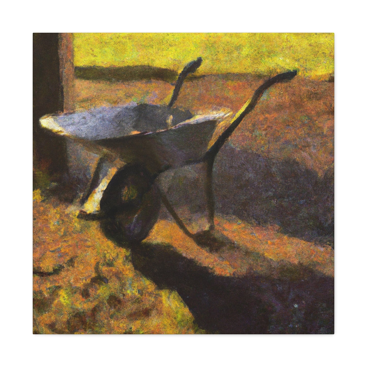 Wheelbarrow in Motion - Canvas