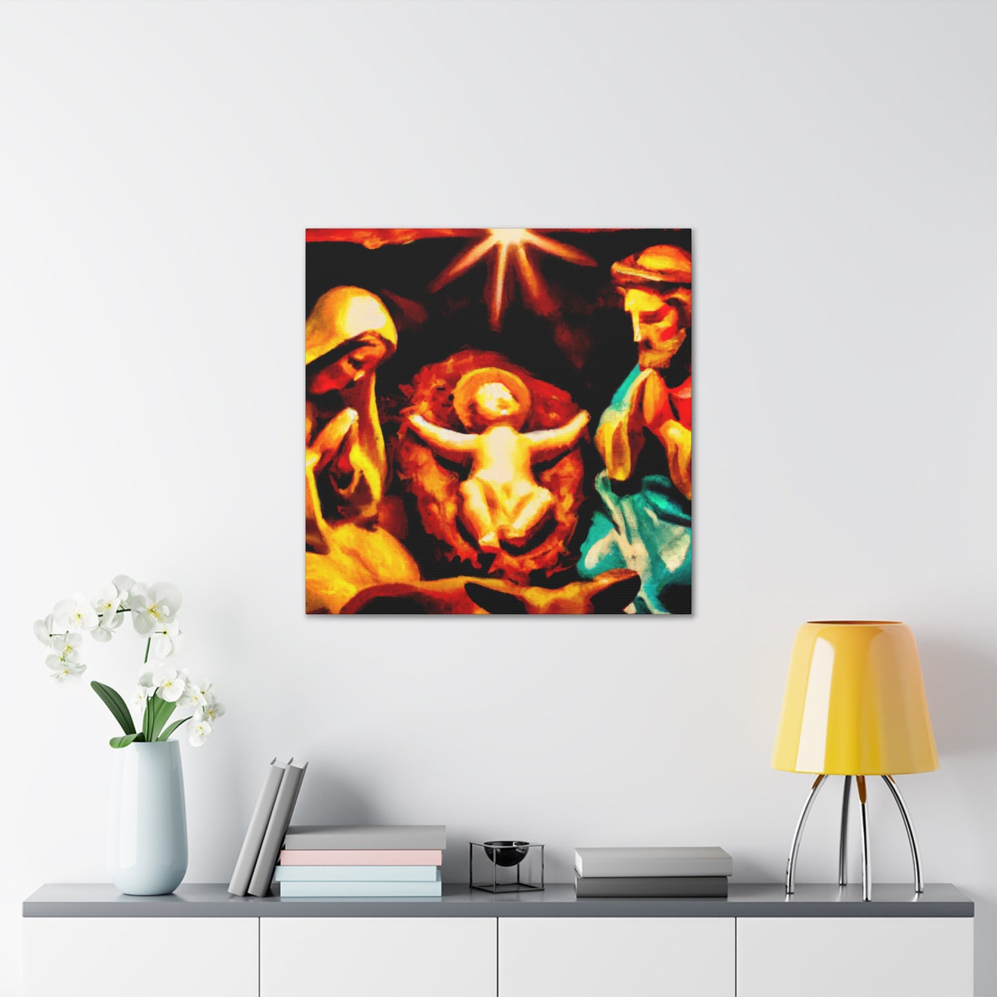 Manger of Starlight. - Canvas