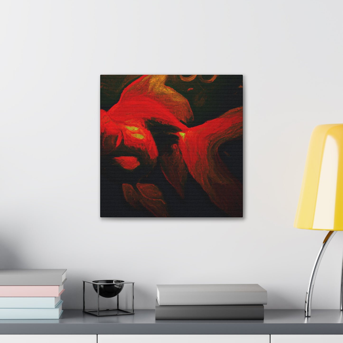 Golden Glistening Goldfish - Canvas