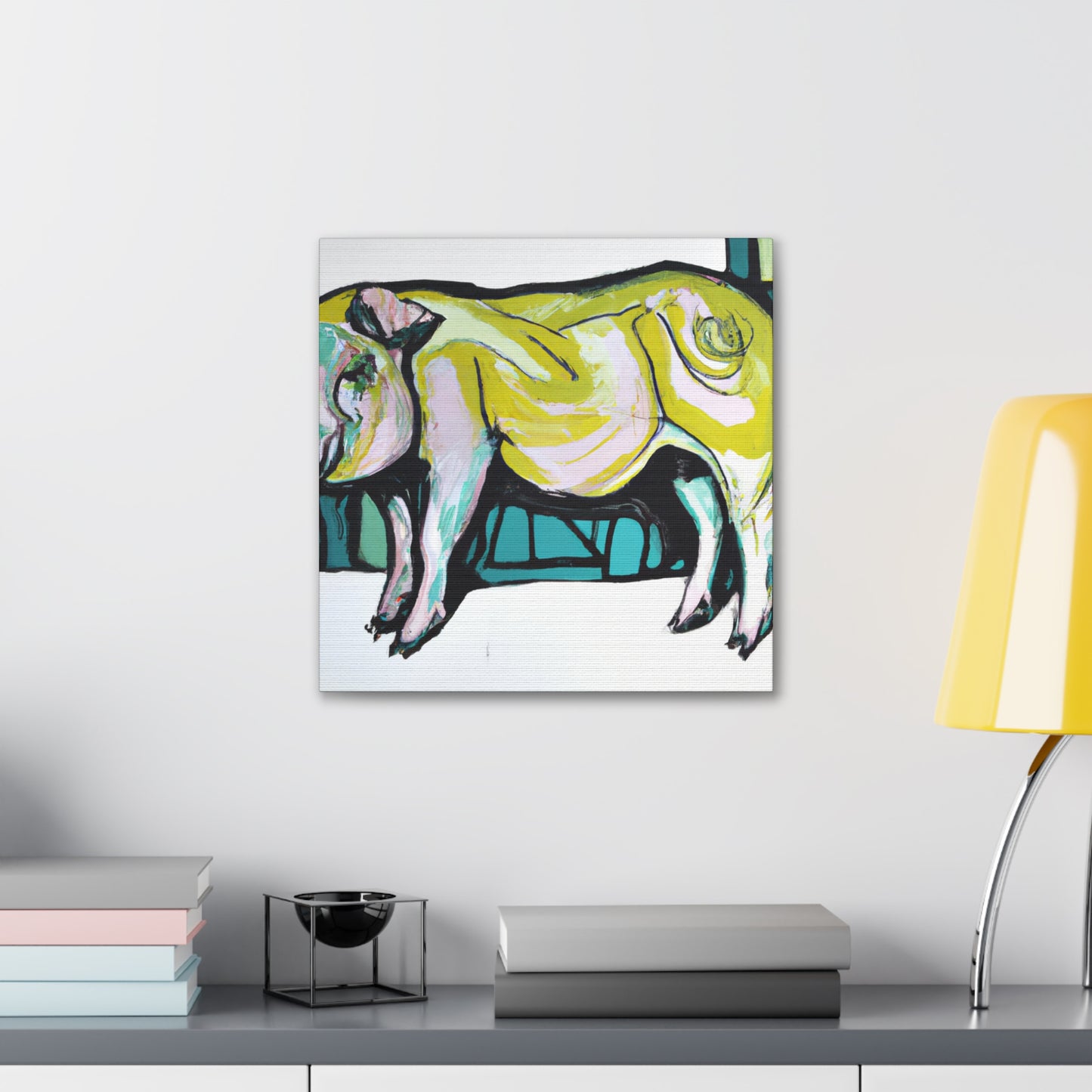 "Pig Culinary Delight" - Canvas